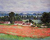 Poppy Field Giverny by Claude Monet